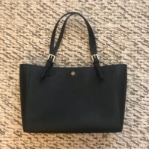 Black Tory Burch York small buckle tote